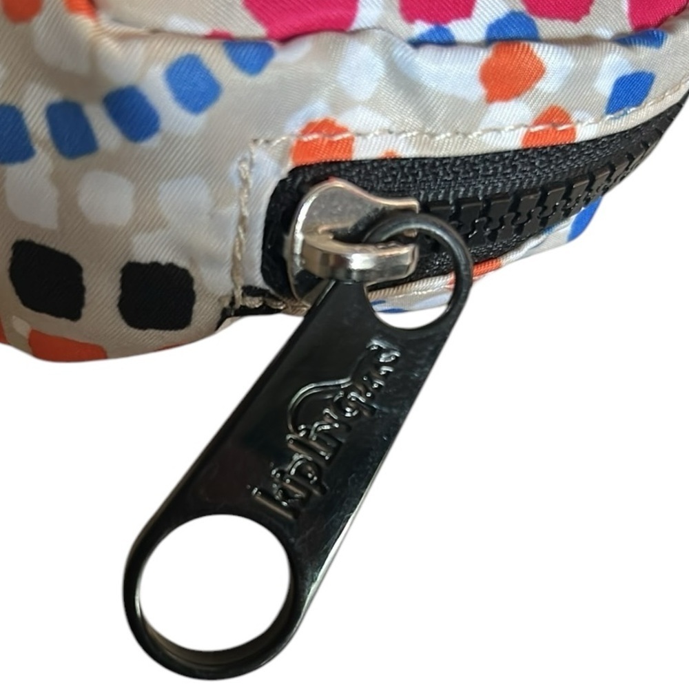 Kipling Multicolor Geo Print Nylon Mini Pouch - Picture 8 of 10